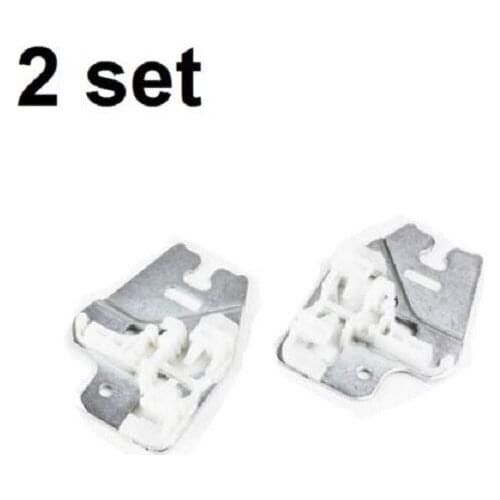 FOR BMW E46 3 SERIES WINDOW REGULATOR REPAIR CLIPS with METAL SLIDER FRONT RIGHT