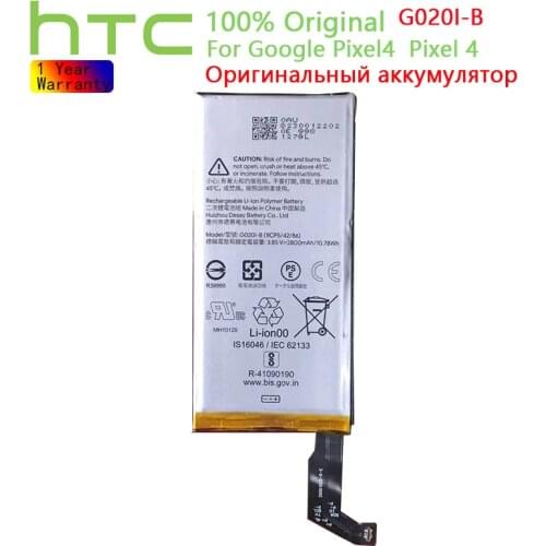HTC Original G020I-B Genuine Replacement Battery For Google Pixel 4 2800mAh 3.85V 10.78Wh