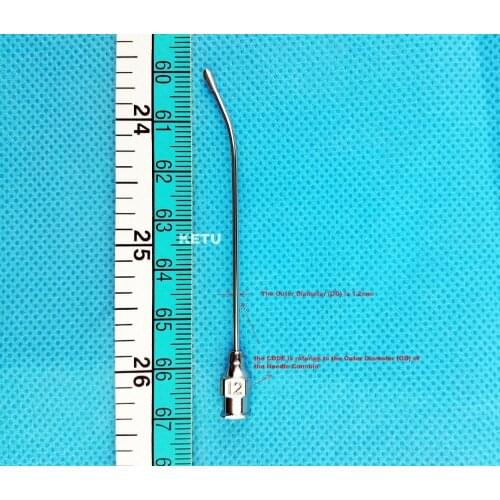 10pcs/lot 1.2mm x 70mm #12 Curved Hand Feeding Rearing Gavage Crop Needle Medication Tube Cage Birds