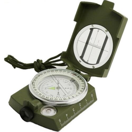 K4580 Lensatic Compass High-precision American Style Multifunctional Compass for Outdoor Camping Hiking Gifts