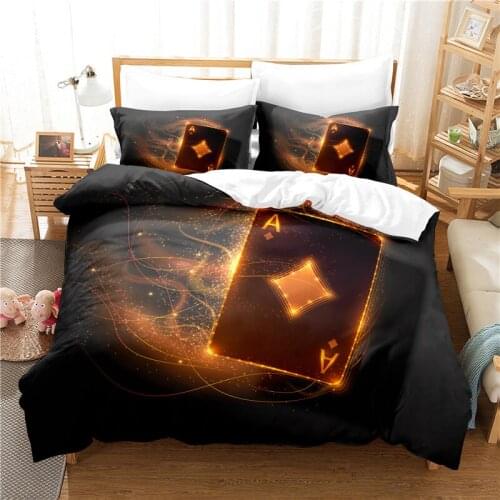 Magic Card Bedding Set Duvet Cover Set 3d Bedding Digital Printing Bed Linen Queen Size Bedding Set Fashion Design