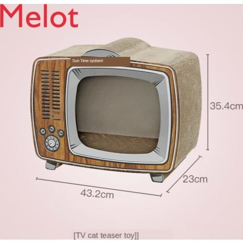 Cat Scratch Board Cat Nest Carton Nest Vertical Corrugated Paper Wear-Resistant Cat Scratching Board Multifunctional TV