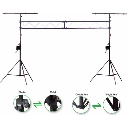 KUILONG mobile truss system /Truss L002 Lighting Stand with duty crank stand
