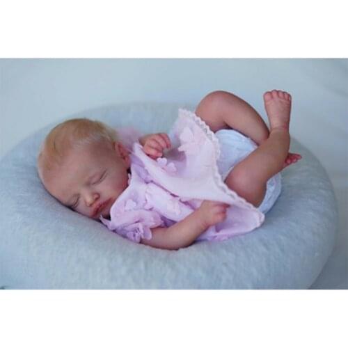 Bebe 47CM reborn premie baby doll popular cocomalu hand made high quality doll real soft touch cuddly baby collectible art doll