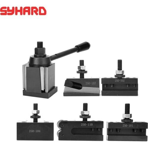 250-111 Wedge Type Quick Change Tool Post Set GIB Tool Post Set Piston Type Post Tool Holder