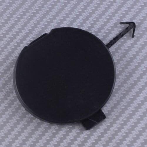 DWCX Unpainted ABS Car Rear Bumper Tow Hook Eye Cover Cap fit for Mitsubishi Lancer 2008 2009 2010 2011 2012 2013 2014 2015 2016