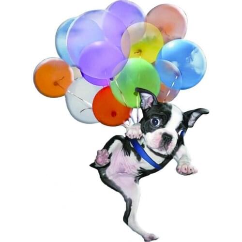 Hanging Pendant Creative Decorative Acrylic Dog Balloon Interior Mirror Pendant for Car Interior Accessories Fashion Ornaments