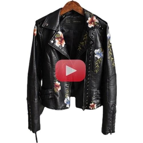 Женские кожаные куртки SLLINK China At AliExpress