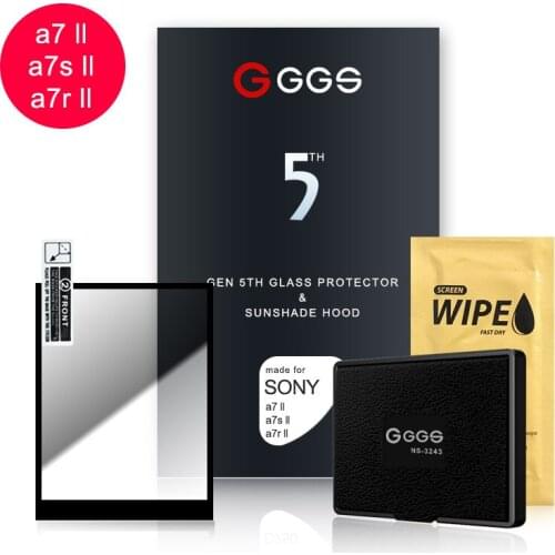 GGS Fifth Generation for SONY A7II/A7sII /A7RII R9 LARMOR screen film protection screen Metal frame embedded optical glass