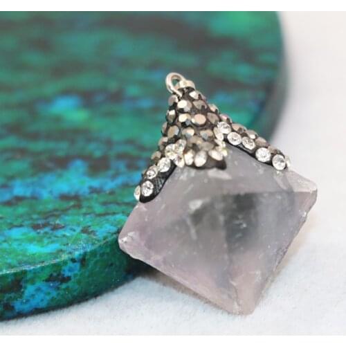 High quality white natural crystal stone jades irregular drop pendant for women elegant gifts 21*33mm jewelry accessories B3037