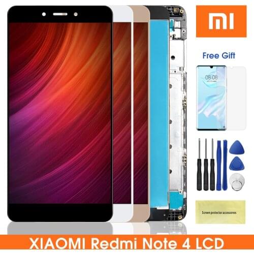 5.5 Inch For Xiaomi Redmi Note 4 LCD Display With Touch Screen Digitizer Replacement For Xiaomi Redmi Note 4 for MTK Helio X20
