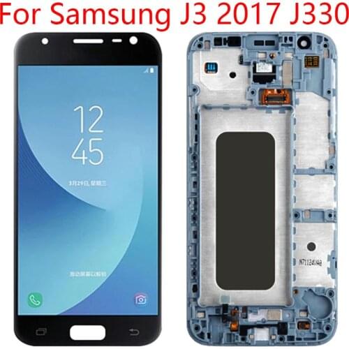 For J330 LCD is suitable for Samsung Galaxy J3 2017 J330 J330F/DS J330G/DS LCD touch screen digitizer assembly J3 2017