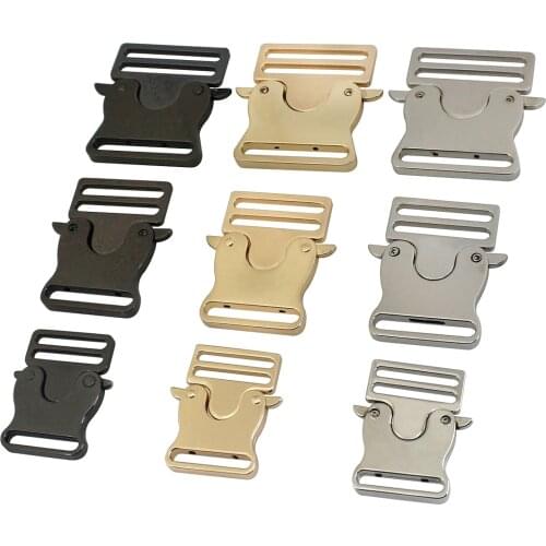 1pcs Fashion Metal Backpack Strap Buckle Quick Side Release Clasp for DIY Bag Outdoor Backpack Strap Belt Webbing Lether Craft