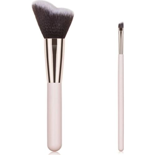 1pc Single Makeup Brush Facial Contour Brush Powder Blush Brush Highlight Shadow Brush Wood Brush Handle Beauty Makeup Tools