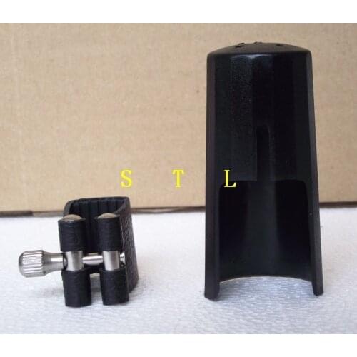 1pc Tenor sax leather ligature and plastic cap