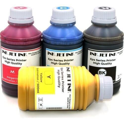 4*500ML Sublimation Ink For Epson Expression Home XP-420 XP-424 XP-320 XP420 XP424 XP320 Printer