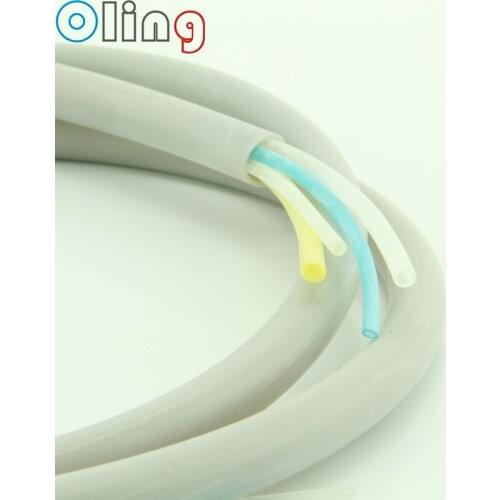 5PCS Dental Chair Unit 4 Holes Handpiece Hose Silicone Tubing Handpiece Tube Without Connector Silicone Pipe Free Ship SL1114