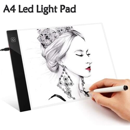 Dimmable Ultrathin A4 LED Light Tablet Pad Apply to EU/UK/AU/US/USB Plug Diamond Embroidery Diamond Painting Cross Stitch Kits