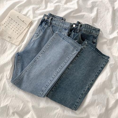 Stretch Elastic Streetwear Denim Trousers Pencil Vintage Fashion Jeans Women 2021 Denim Pants Korean High Waist Autumn Spring
