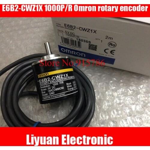 E6B2-CWZ1X 1000P/R Omron rotary encoder / 1000 pulse incremental encoder / ABZ output 5VDC photoelectric encoder