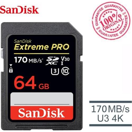SanDisk Extreme Pro/Ultra flash memory card U3/U1 32GB sd card 128GB 64GB 256GB 16GB video Card SD SDXC SDHC carte sd for camera