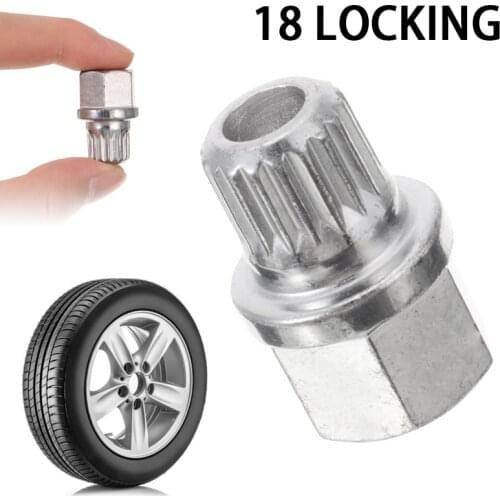 Mayitr 1pc No ABC 34/18 Locking Wheel Nut Bolt Heat Treated Carbon Alloy Steel Wheel Nuts for BMW MINI COOPER E90 E60 E91