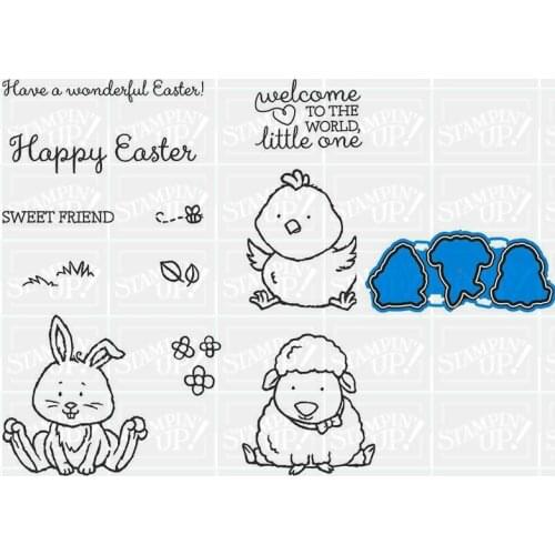 Chickens Metal Cutting Dies And Stamps for Card Making Scrapbooking Embossing Die Cut Stencil Craft Craft Dies