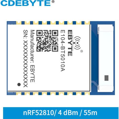 2.4GHz nRF52810 BLE5.0 Bluetooth Module IoT Transceiver UART E104-BT5010A IBeacon Ceramic Antenna Transmitter and Receiver