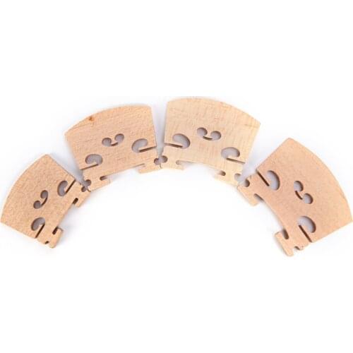 1pc Violin Bridge 1/4 1/2 3/4 4/4 Music Instrument Violin Fiddle Bridge Wooden Fitting new