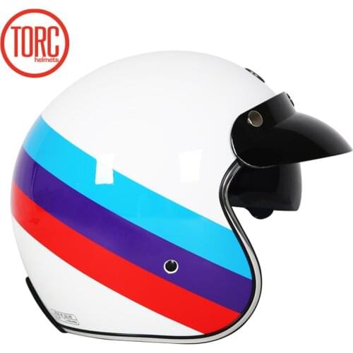 Hot sale TORC T57 Motorcycle helmet jet Vintage helmet Open face retro 3/4 half helmet casco moto capacete motociclismo