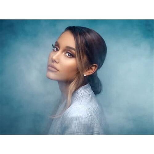 Ariana Grande DIY 11CT Embroidery Cross Stitch Kits Needlework Craft Set Cotton Thread Printed Canvas Home Decoration Sell