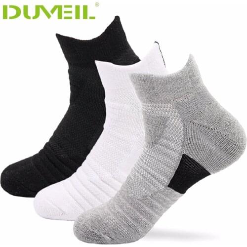 5Pairs Men Outdoor Sports Elite Basketball Socks Antiskid Men Cycling Socks Compression Socks Cotton Towel Bottom Mens socks