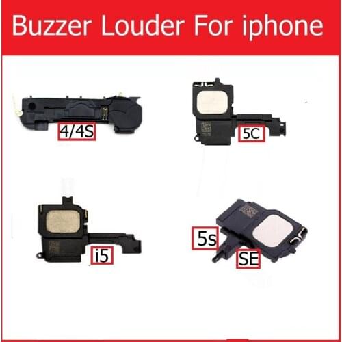 New Loud Speaker & Ringer for iPhone 4 4s 5 5S 5c SE 6 Louder speaker for iphone 5 5S 6 Buzzer louder speaker replacement parts