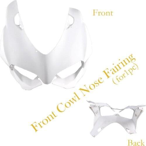 Motorbike Upper Front Nose Cowl Fairing For Ducati 1199 2012 Injection Mold ABS Plastic Unpainted White