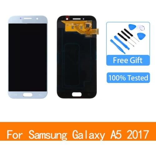 Original 5.2"AMOLED A520 LCD For SAMSUNG Galaxy A5 2017 LCD Display Touch Screen Assembly For SAMSUNG A520 SM-520F A520M Display