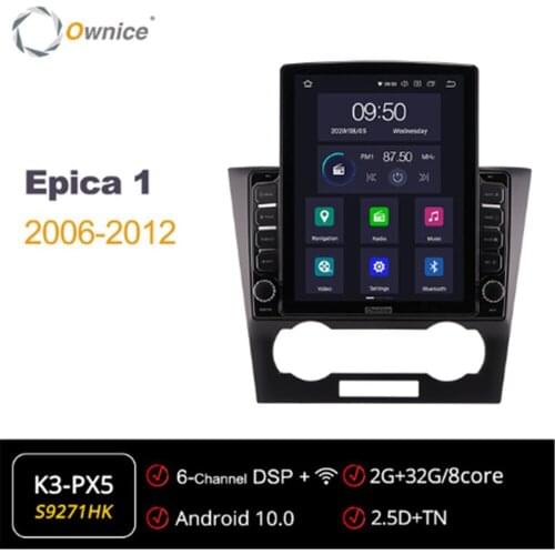 Ownice Android 10.0 Car Radio forChevrolet Epica 1 2006 2011 2012 GPS 2 Din Auto Audio System Stereo Player 4G LTE Tesla Style