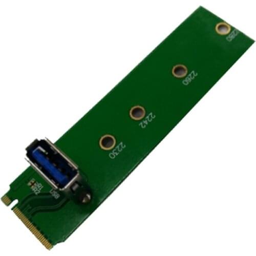 New Arrivals Mining Machine Special-Purpose M.2 NGFF to PCI-E PCIe Channel USB3.0 Adapter M2 to USB 3.0 Riser Card for BTC Miner