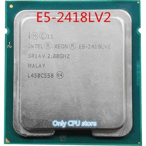 INTEL Processor E5-2418LV2 six Core 15MB E5 2418LV2 2.00 GHz E5 2418L V2 FCLGA1356 50W