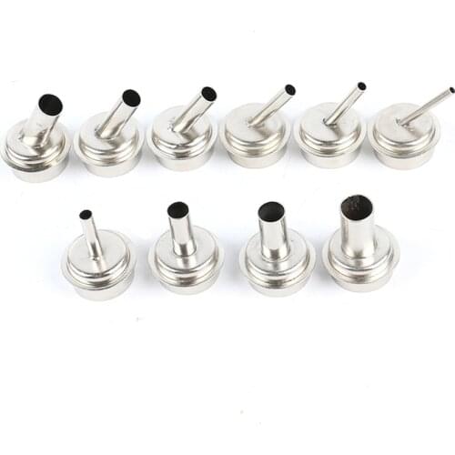 Straight /45 Degree Oblique Hot Air Gun Nozzle For Quick 861DW Rework Station A8 A9 A10 Mobile Phone Motherboard Repair