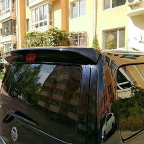SHCHCG ABS Plastic Unpainted Color Rear Roof Spoiler Tail Trunk Boot Wing For Nissan NV200 Spoiler 2010 2011 2012 2013 2014