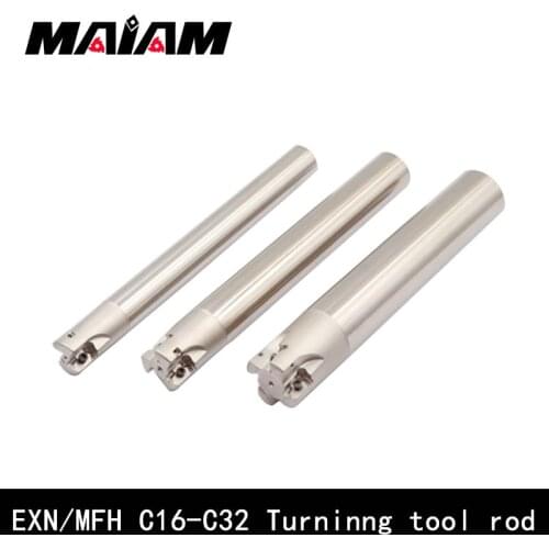 EXN03R/MFH03R 16 17 20 25 32 35 Milling cutter rod Use insert LNMU0303ZER LOGU030310 Fast-feed anti-vibration milling cutter