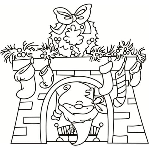 Santa Claus Ransparent Clear Stamps Silicone Seals For DIY Scrapbooking Photo Album Card Making