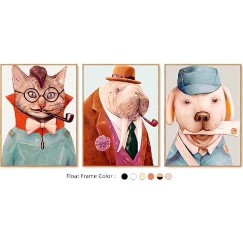 Modern Newest Animal Pictures Canvas Print On Canvas For Kids Room Decoration Wall Art