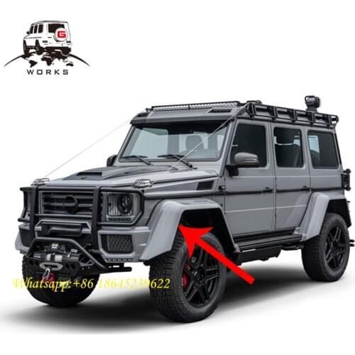 W463 4x4 fiberglass wide fenders for g class G500 G63 4*4 design fender flares FRP material