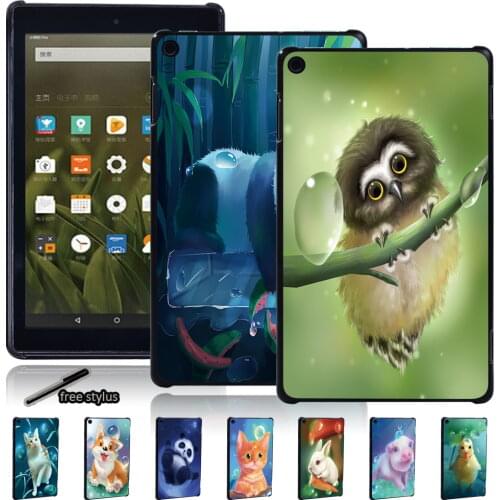 Slim Back Case for Amazon Fire 7(5th/7th/9th Gen)/HD 8(6th/7th/8th Gen)/HD 10(5th/7th/9th Gen) Shockproof Hard Shell Tablet Case
