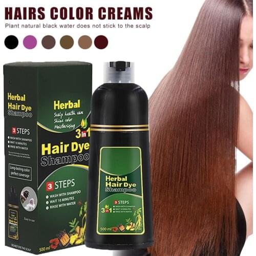 High Quality Herbal Hair Dye Shampoo Natural Non-Scalp Hair Care Multi-Color Hair Dye for Men and Women