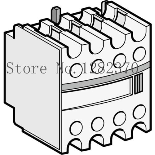 [ZOB] Authentic original contactor auxiliary contact 1 open 3 closed LADN13C being installed auxiliary contact 10A --10pcs/lot