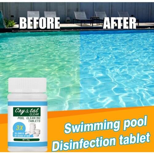 100Pcs each Bottle Household Sterilization Cleaning Sheet Tool Multifunctional Swimming Pool Cleaning TABLET