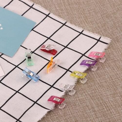 20PCS Sewing Clips Plastic Knitting Crocheting Clamps Quilting Clips for Patchwork Decoration Clamp Clothes Crafts Garment Clip