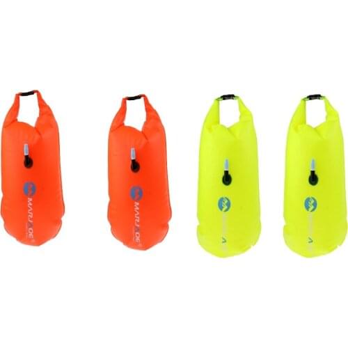 4Pcs Durable PVC Swim Buoy Dry Bag with Adjustable Waist Strap for Open Water Swimmers and Triathletes Swimming Tow Float